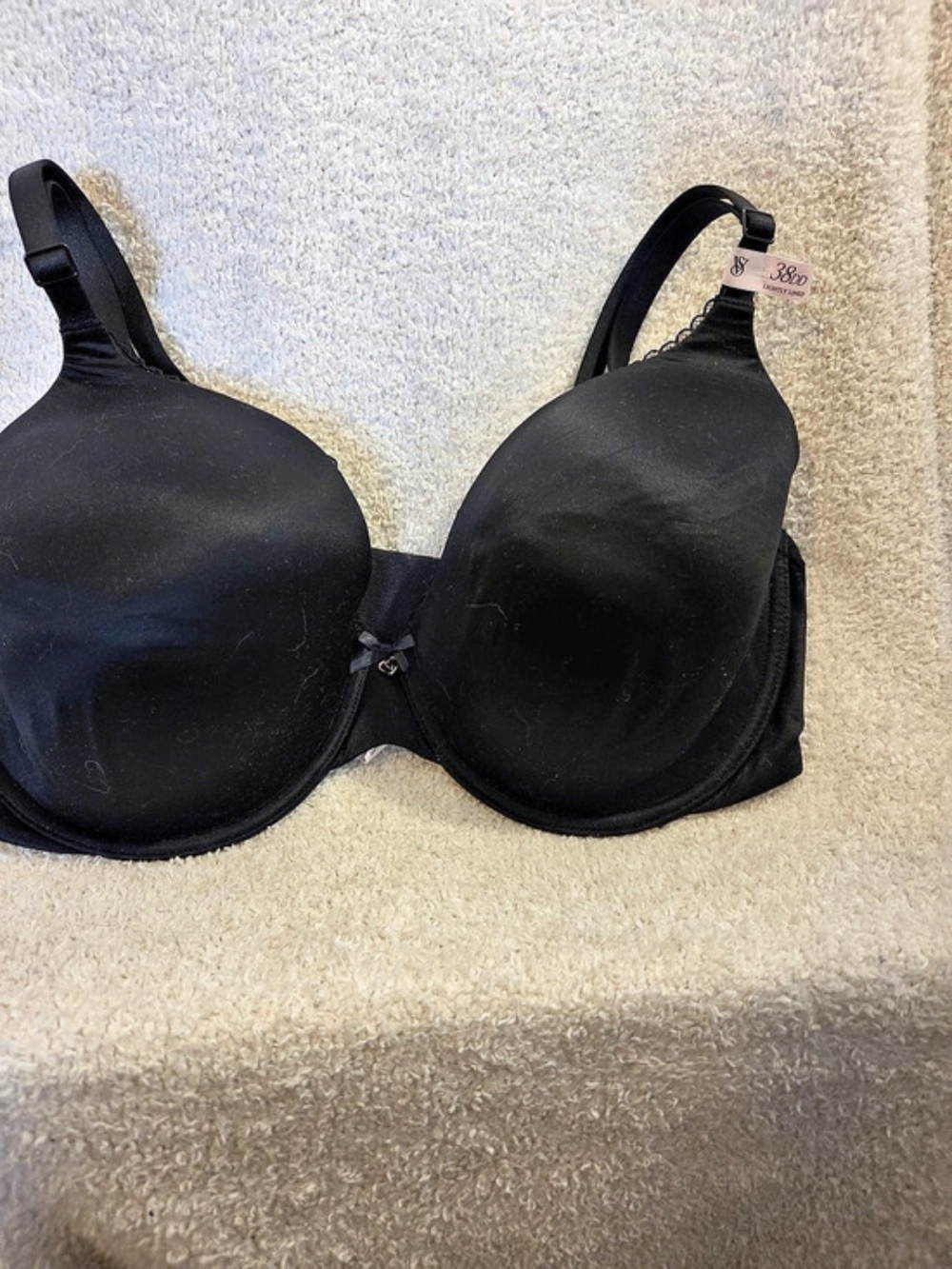 Victoria's Secret Body by Victoria Perfect Coverage Bra Black 38DD/E